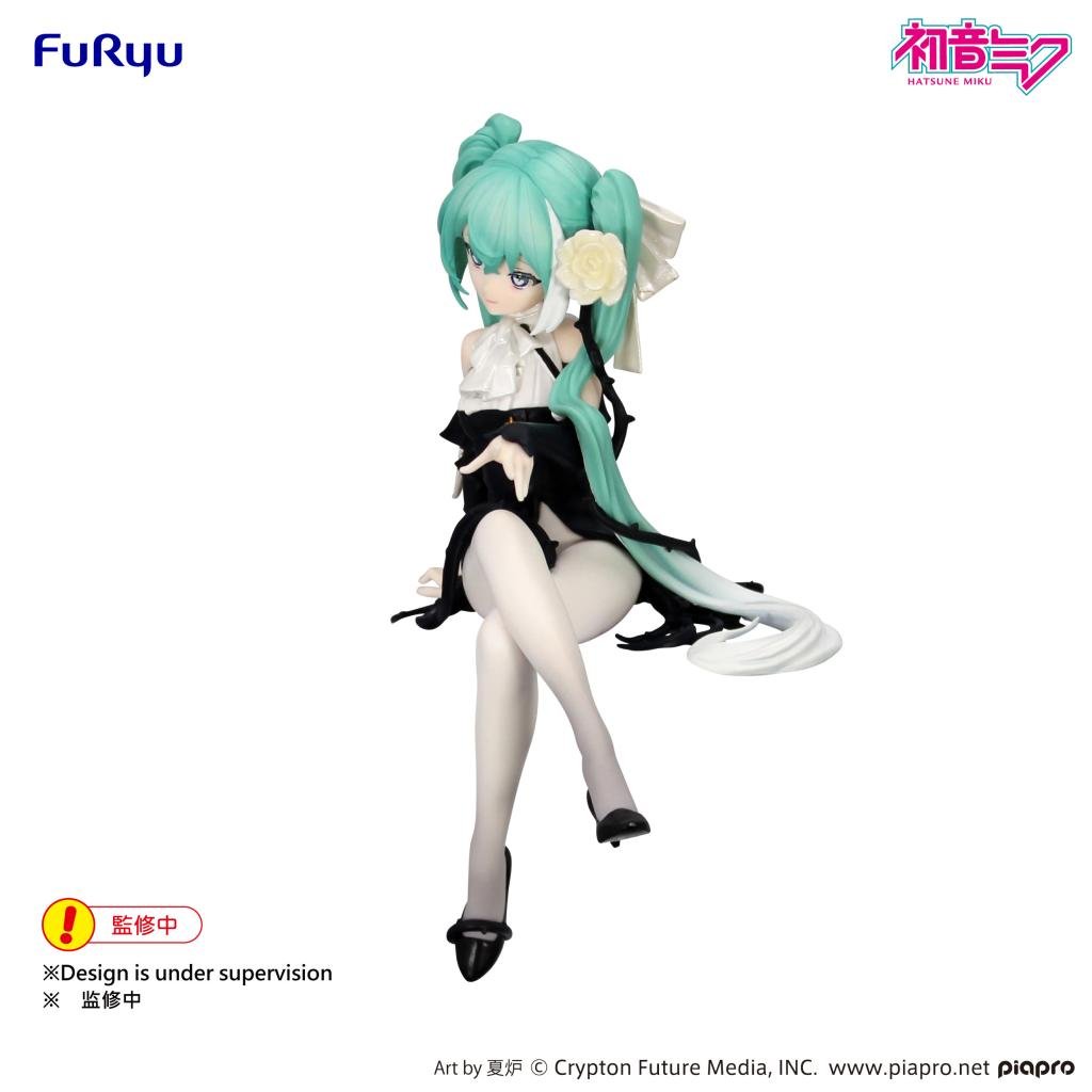 [PREORDER] HATSUNE MIKU - Flower Fairy White Rose - Statue Noodle Stopper 14cm