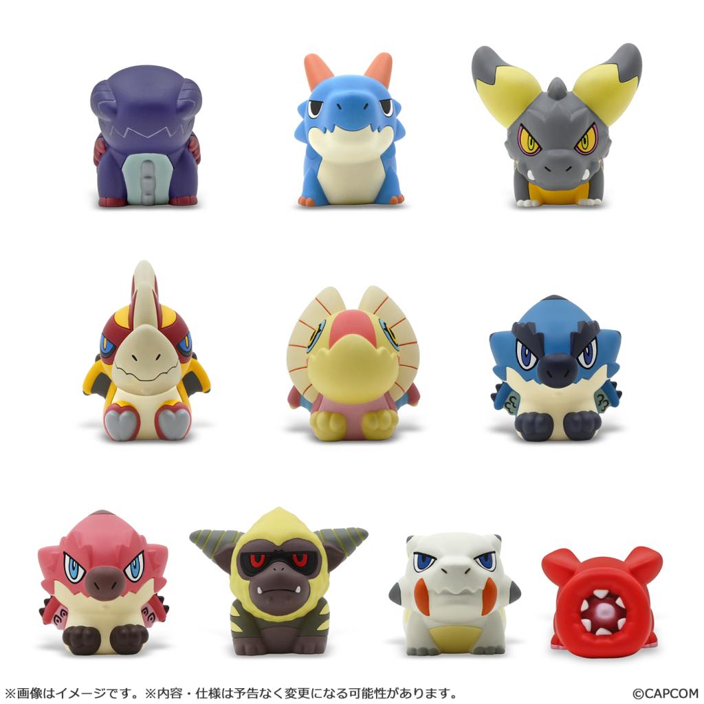 [PREORDER] MONSTER HUNTER - Figure Builder Finger Puppet 3-5cm (10pc)