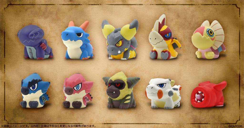 [PREORDER] MONSTER HUNTER - Figure Builder Finger Puppet 3-5cm (10pc)
