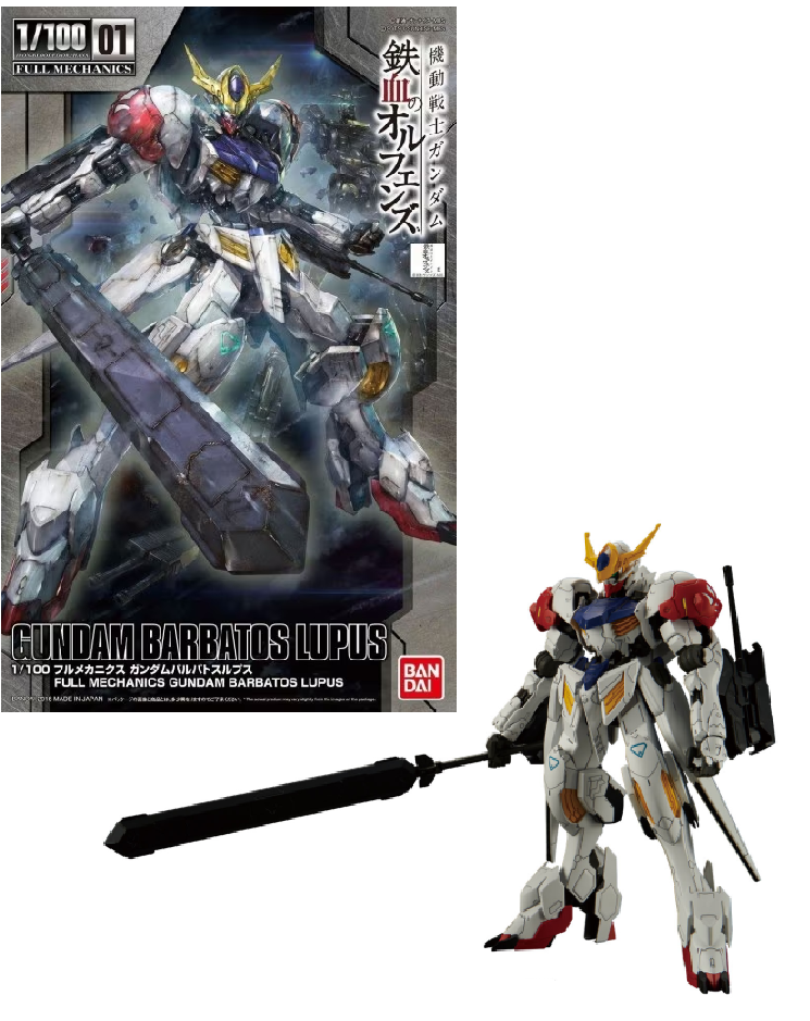 GUNDAM - 1/100 Full Mechanics Gundam Barbatos Lupus - Model Kit