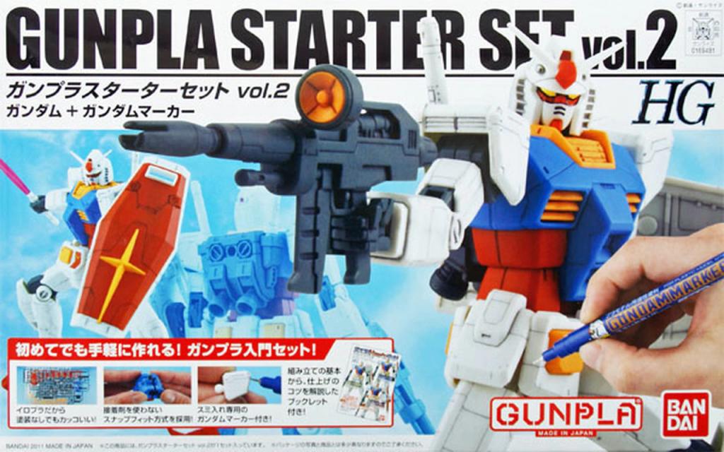 GUNDAM - HG 1/144 Gunpla Starter Set Vol.2 - Model Kit