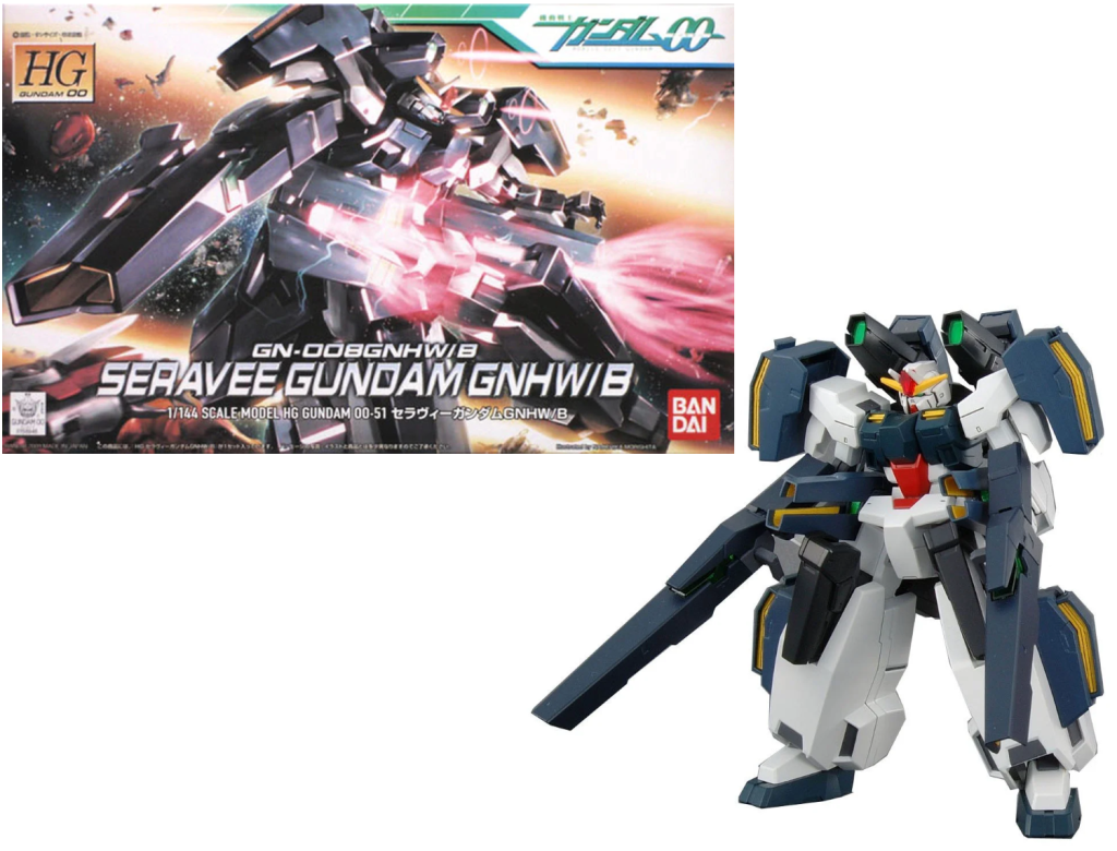 GUNDAM - HG 1/44 Seravee Gundam GNHW/B - Model Kit - 13cm