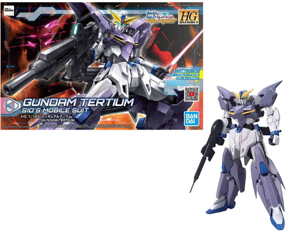 GUNDAM - HGBD:R 1/144 Gundam Tertium Sid's Mobile Suit - Model Kit