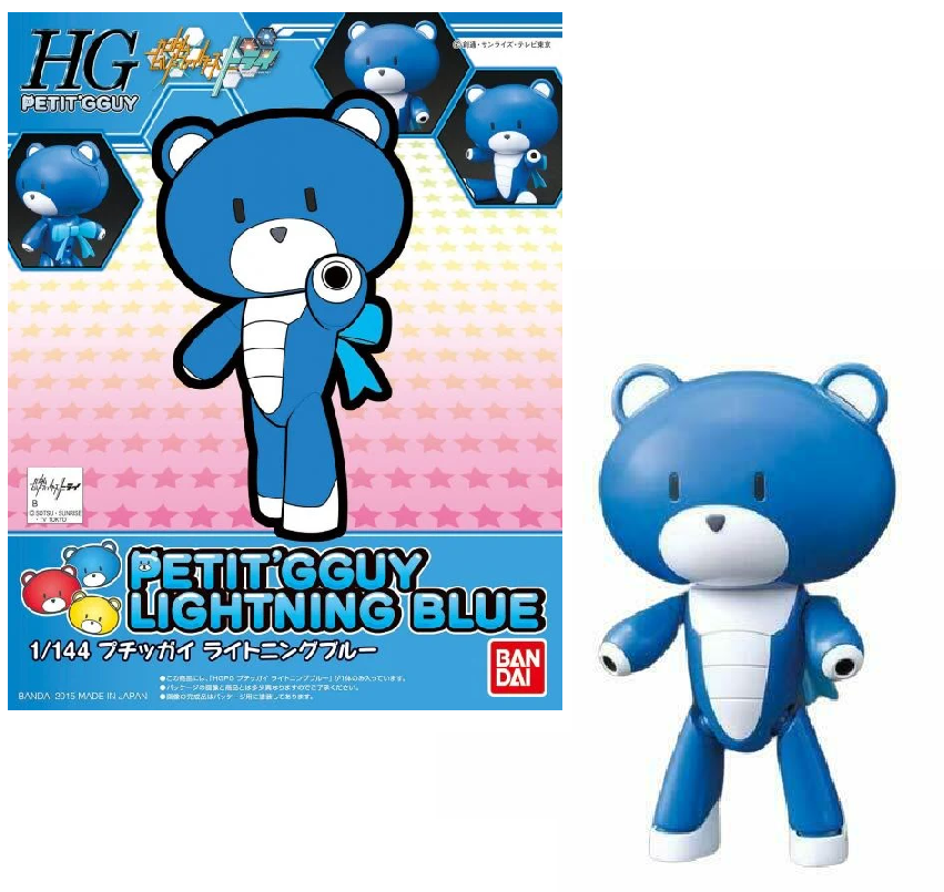 GUNDAM - HGPG 1/144 Petit'gguy Lightning Blue - Model Kit 8cm