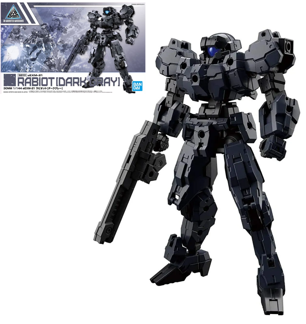 GUNDAM - 30MM 1/144 eEXM-21 Rabiot Dark Gray - Model Kit