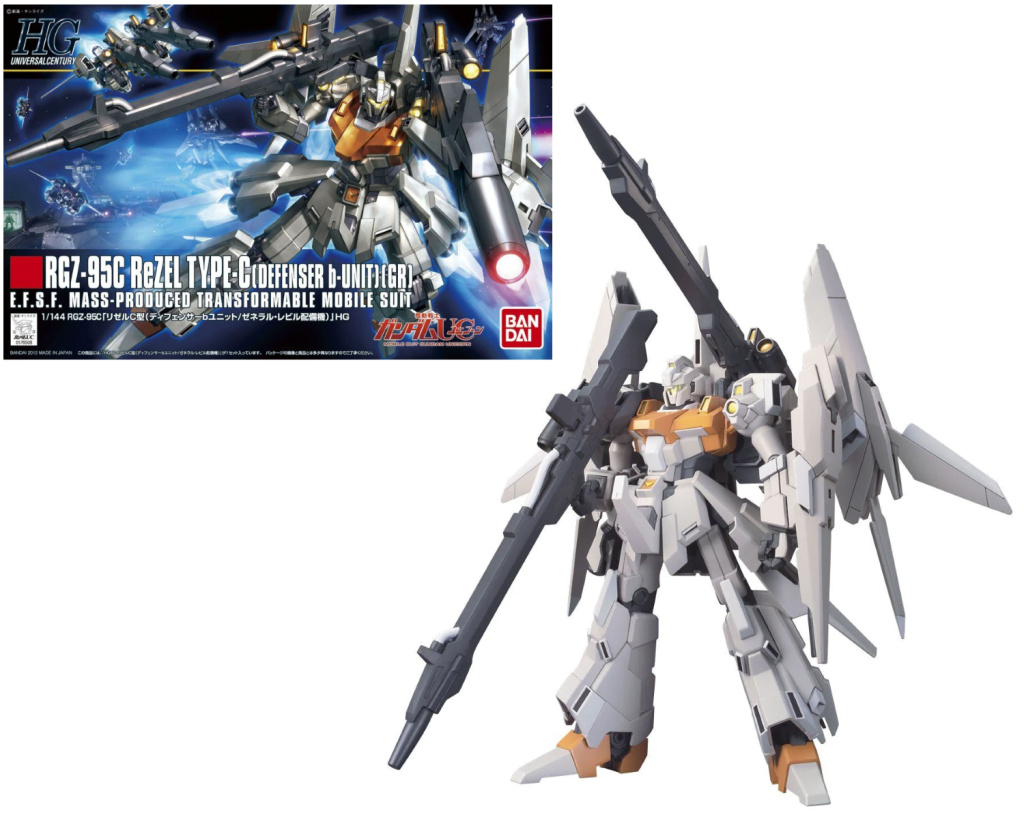 GUNDAM - 1/144 HGUC ReZEL TYPE-C ( Defenser b-Unit ) - Model Kit
