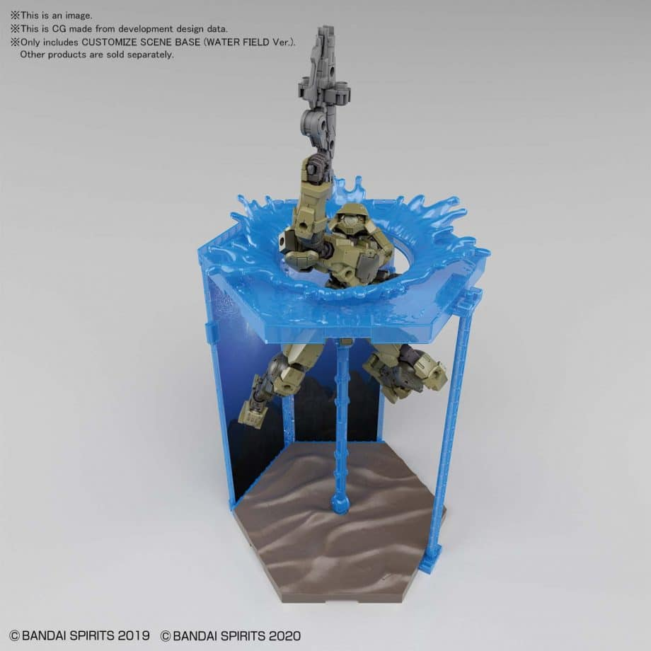 GUNDAM - Customize Scene Base Water Field - Model Kit Accessories