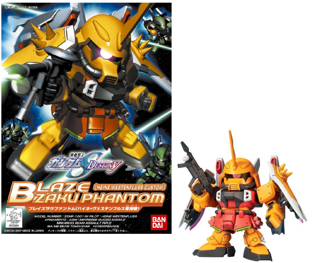 GUNDAM - BB298 Blaze Zaku Phantom Heine - Model Kit