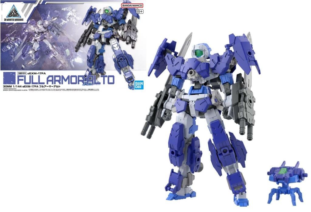 GUNDAM - 30MM 1/144 eEXM-17FA FULL ARMOR ALTO  - Model Kit