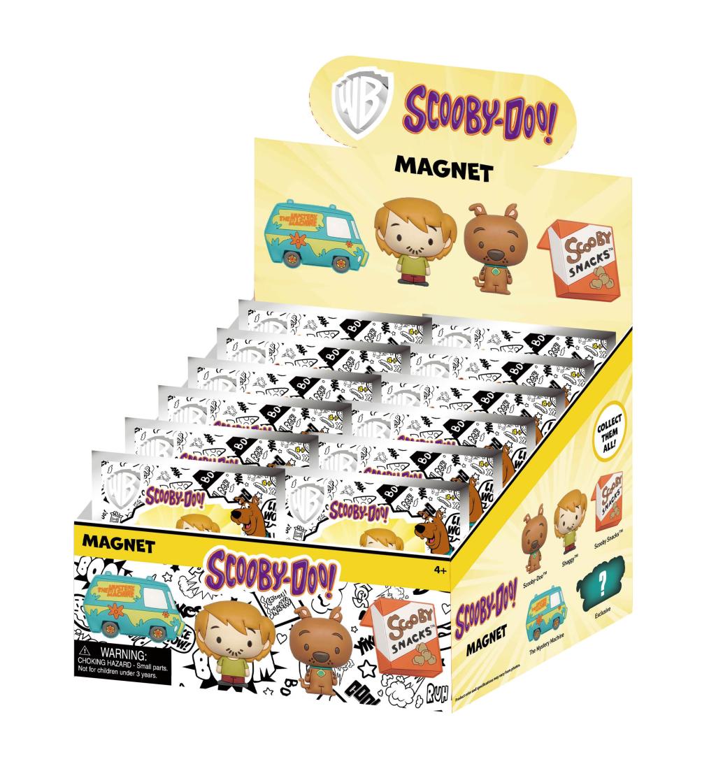[PREORDER] SCOOBY DOO - Series 1 - 3D Foam Magnets in blind bags (Display 12 Pcs)