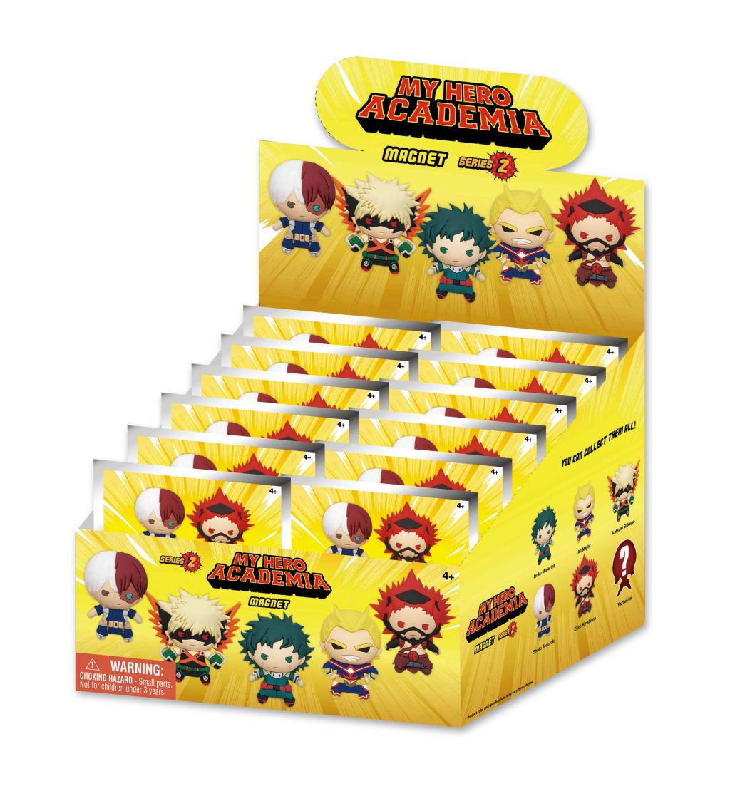 [PREORDER] MHA - Series 2 - 3D Foam Magnets in blind bags (Display 12 Pcs)