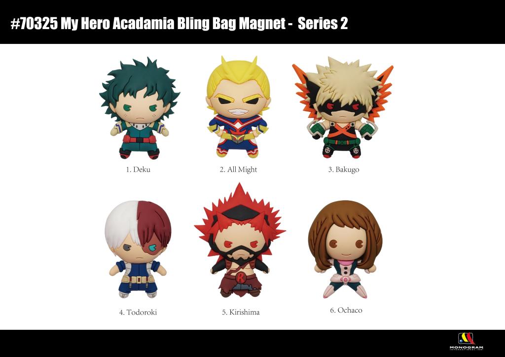 [PREORDER] MHA - Series 2 - 3D Foam Magnets in blind bags (Display 12 Pcs)
