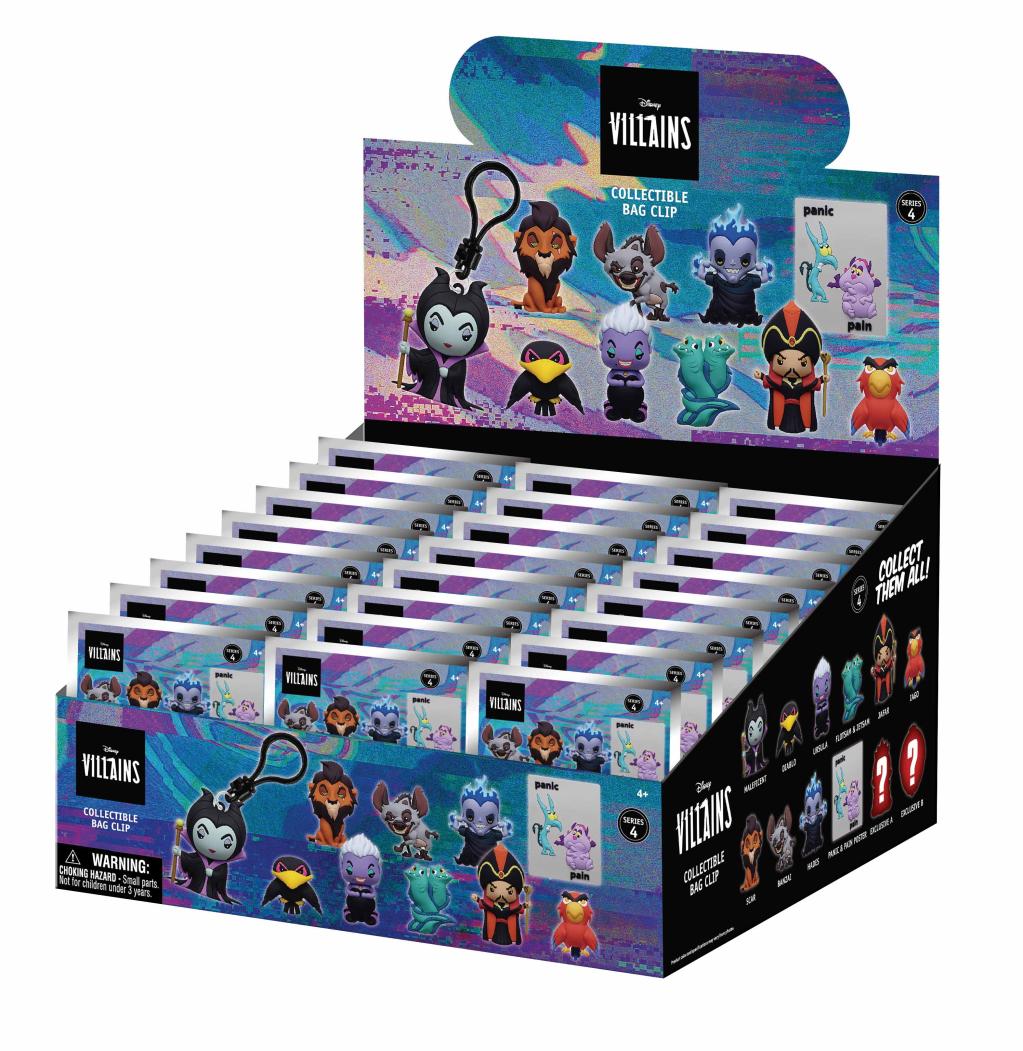 [PREORDER] VILLAINS - Series 3 - 3D Foam Bag Clip (Display 24 Pcs)
