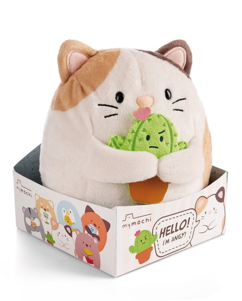 SUPER MOCHIE - Cat Angy with Cactus - Plush 16cm
