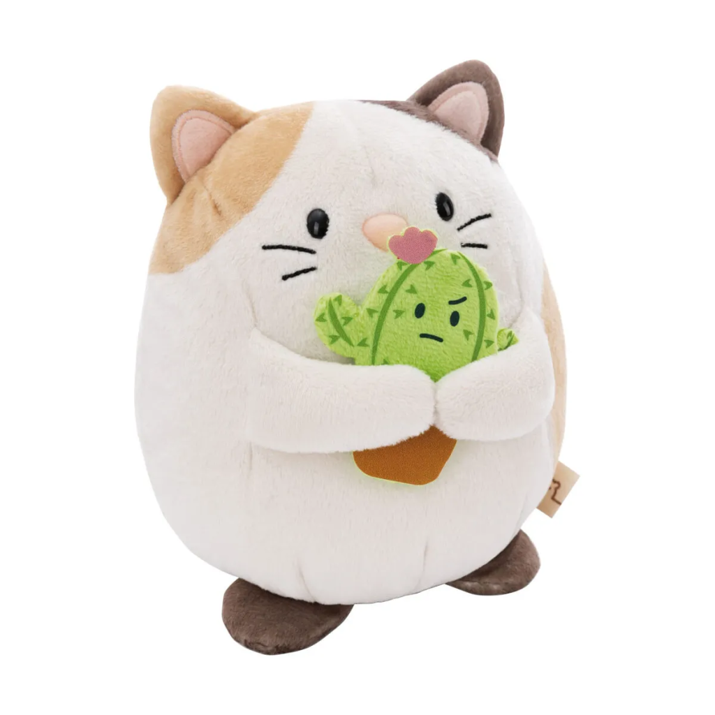 SUPER MOCHIE - Cat Angy with Cactus - Plush 16cm