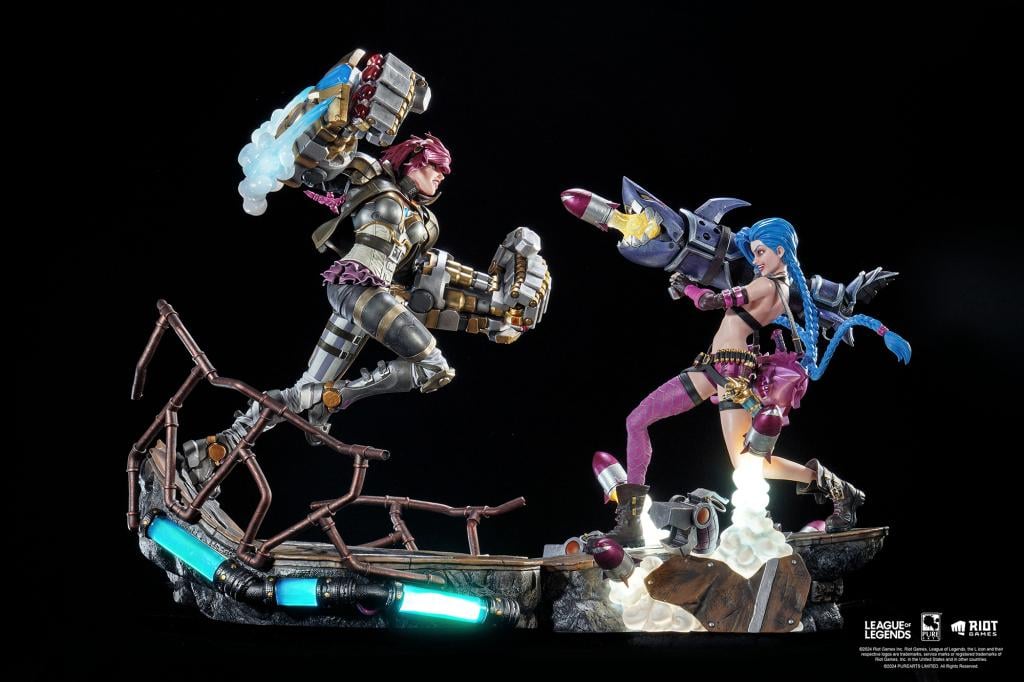 LEAGUE OF LEGENDS - Jinx & Vi - 2 Statue Pack 1/6