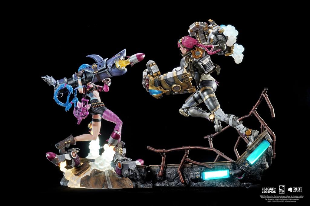 LEAGUE OF LEGENDS - Jinx & Vi - 2 Statue Pack 1/6