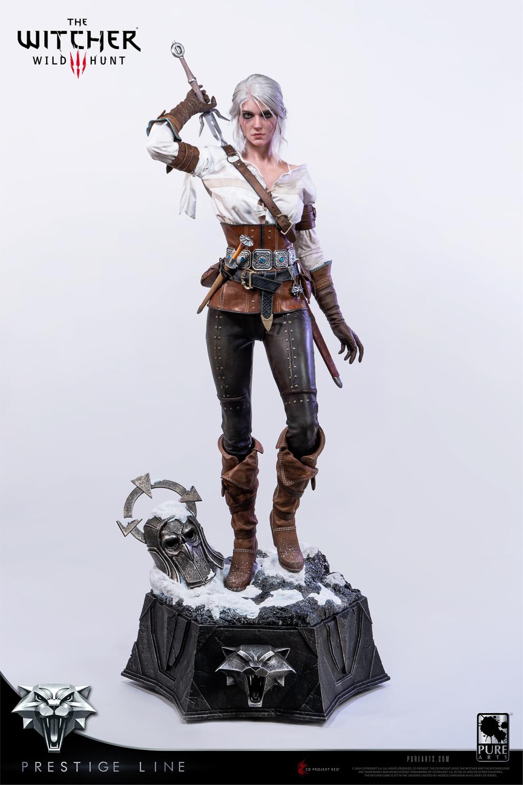 THE WITCHER 3 - Ciri of Cintra - Statue Prestige Line 1/2 111cm