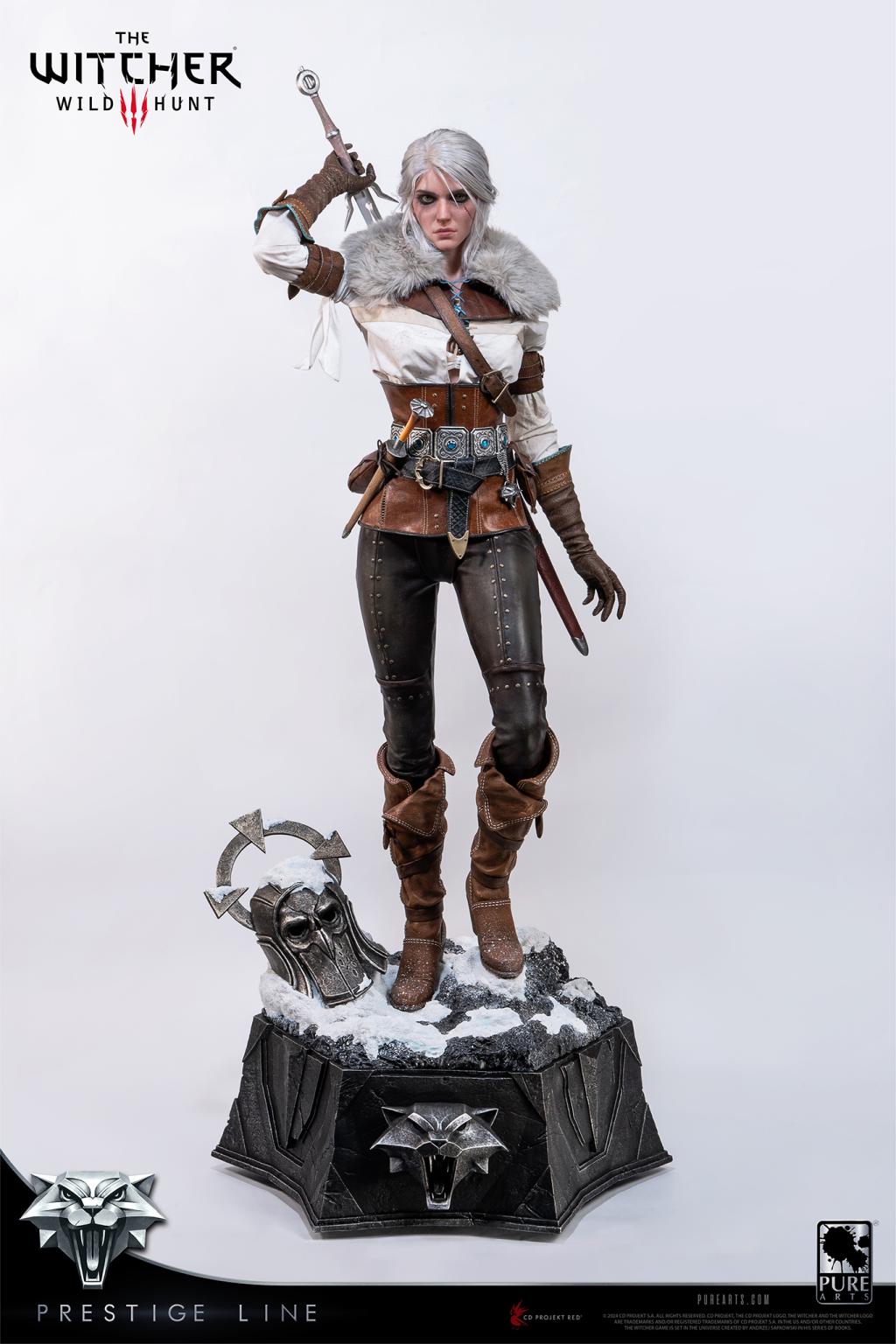 THE WITCHER 3 - Ciri of Cintra - Statue Prestige Line 1/2 111cm
