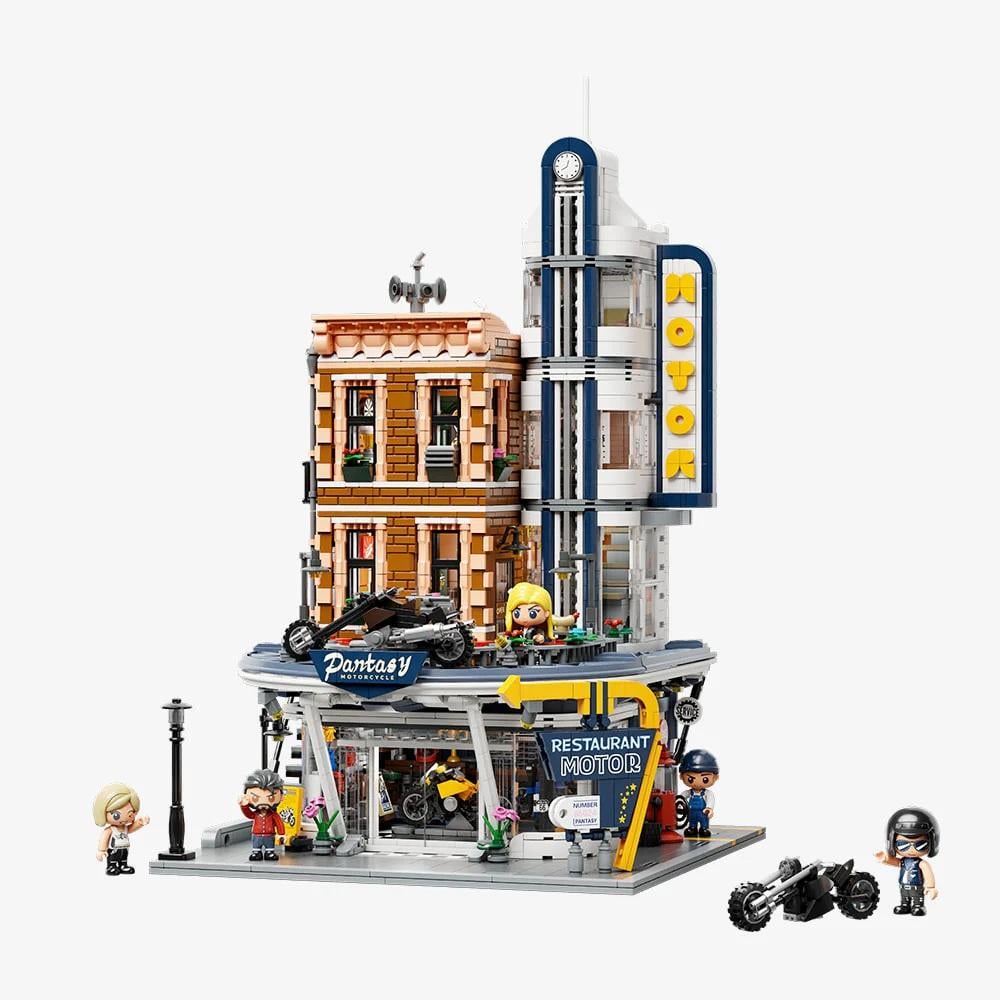 [PREORDER] PANTASY - Motorcycle Restaurant - Building block