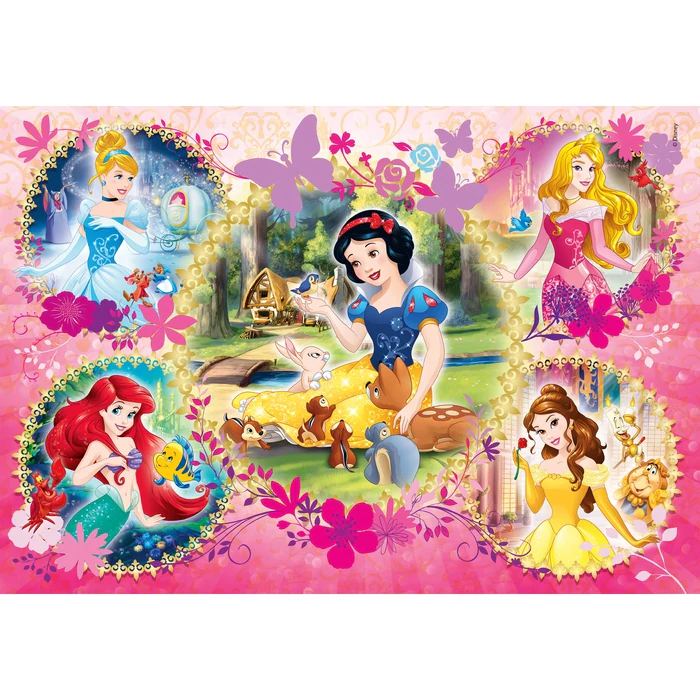 DISNEY - Princesses - 2 Puzzle 60P