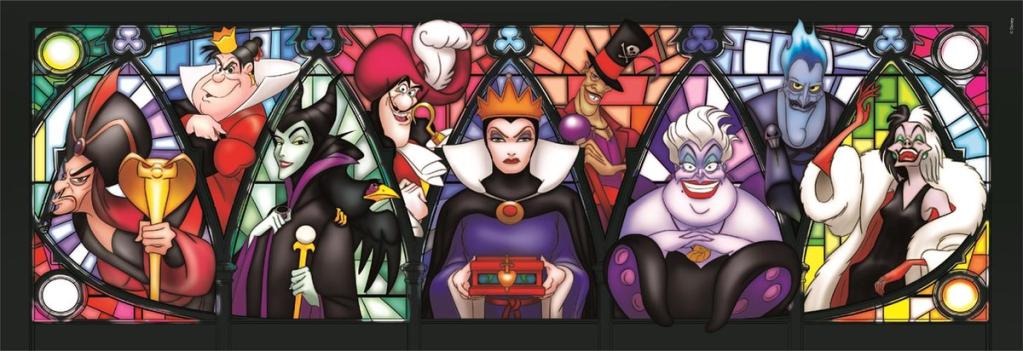 DISNEY - Villains - Panorama Puzzle 1000P