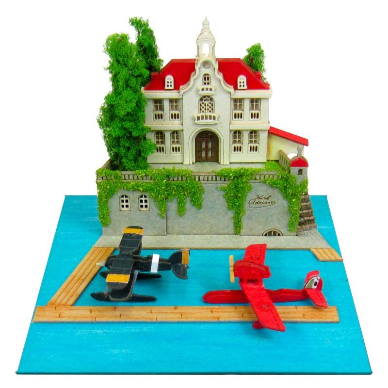 [PREORDER] PORCO ROSSO - Adriano & Flying boat fighter - Paper Frame