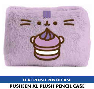 PUSHEEN - Macarons - XL Plush Pencil Case