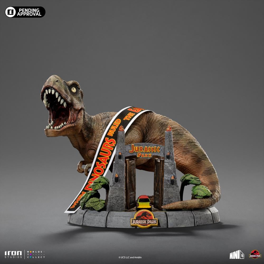 JURASSIC PARK - T-Rex Illusion Deluxe - Statue Minico 14.8cm