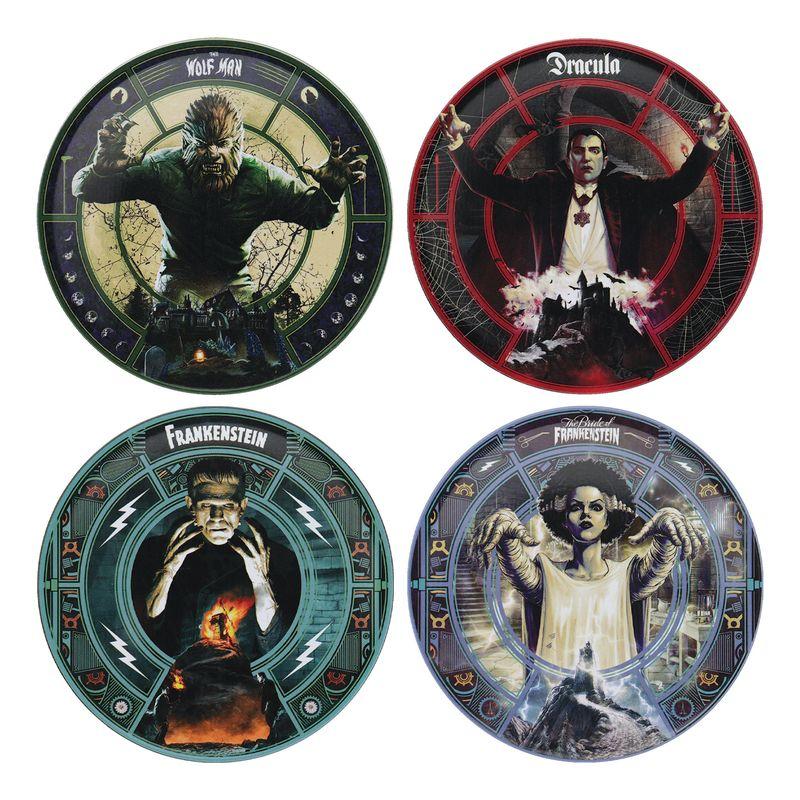 [PREORDER] UNIVERSAL MONSTERS - 4 Embossed Metal Coasters