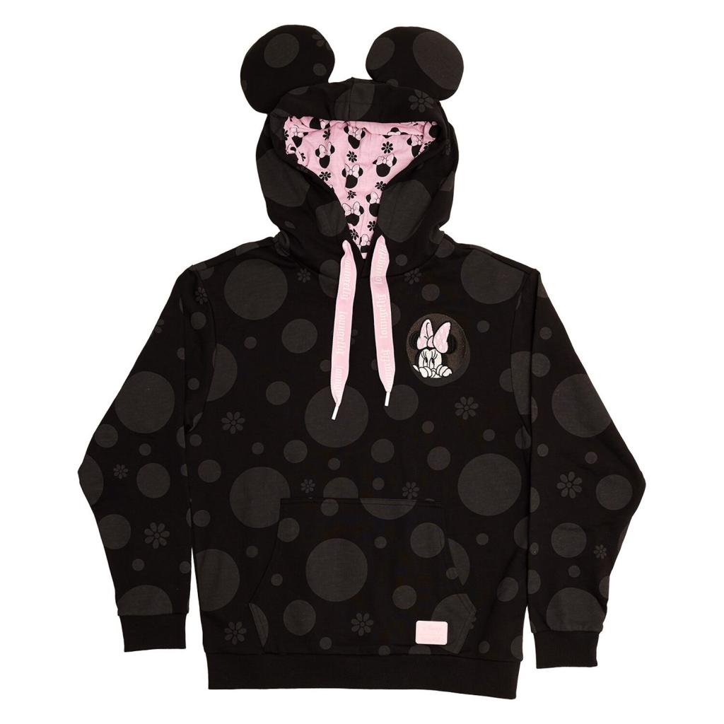 DISNEY - Minnie "Floral Rock the Dots" - Hoodie Unisex Loungefly (XL)