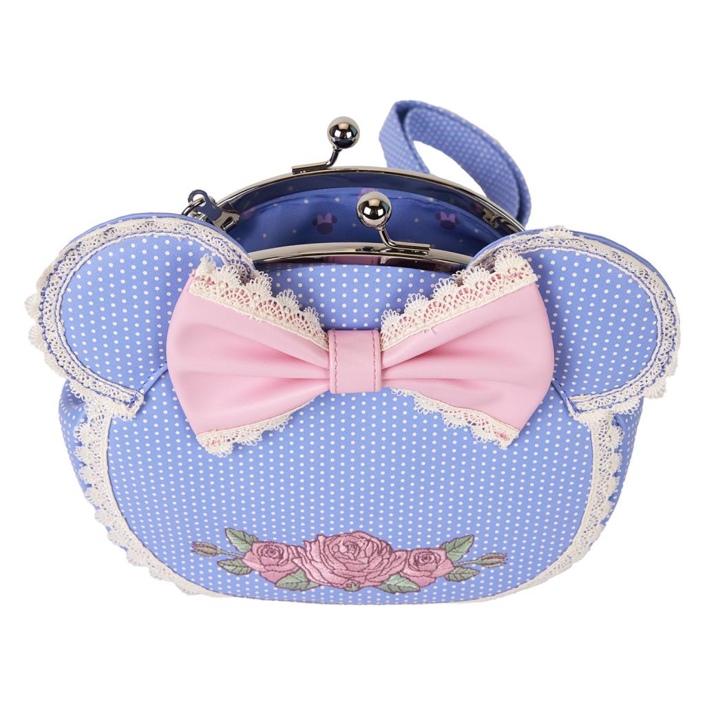 DISNEY - Minnie "Floral and Lace Kisslock" - Crossbody bag Loungefly