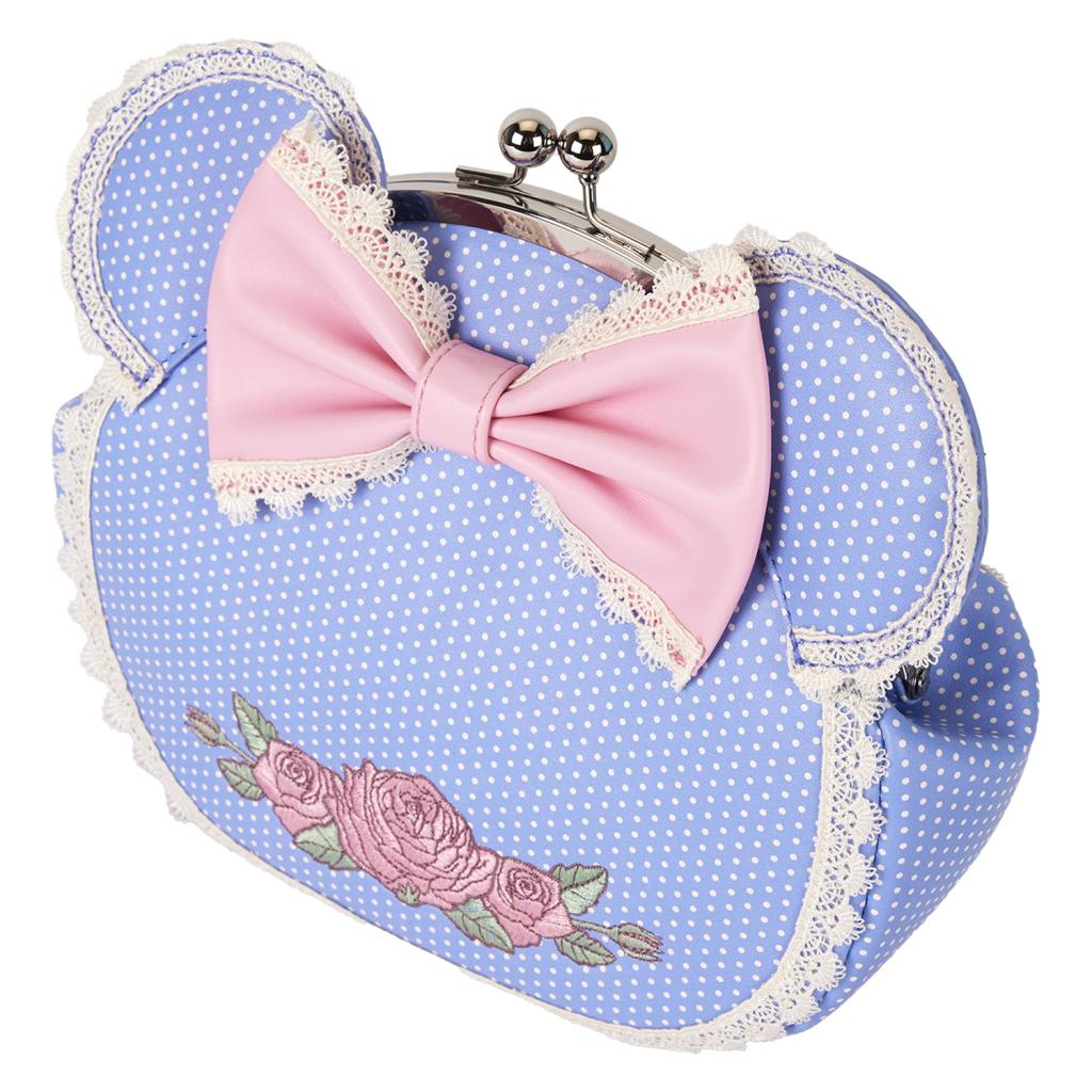 DISNEY - Minnie "Floral and Lace Kisslock" - Crossbody bag Loungefly