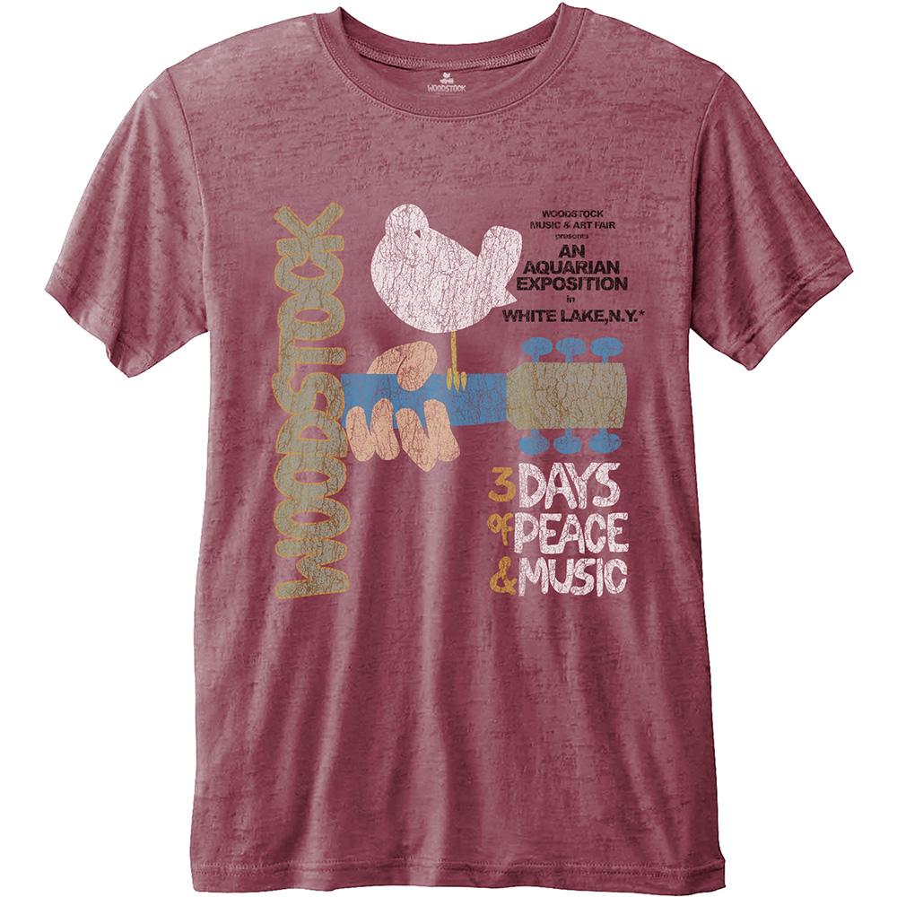 WOODSTOCK - T-Shirt RWC - Classic Vintage Poster (M)