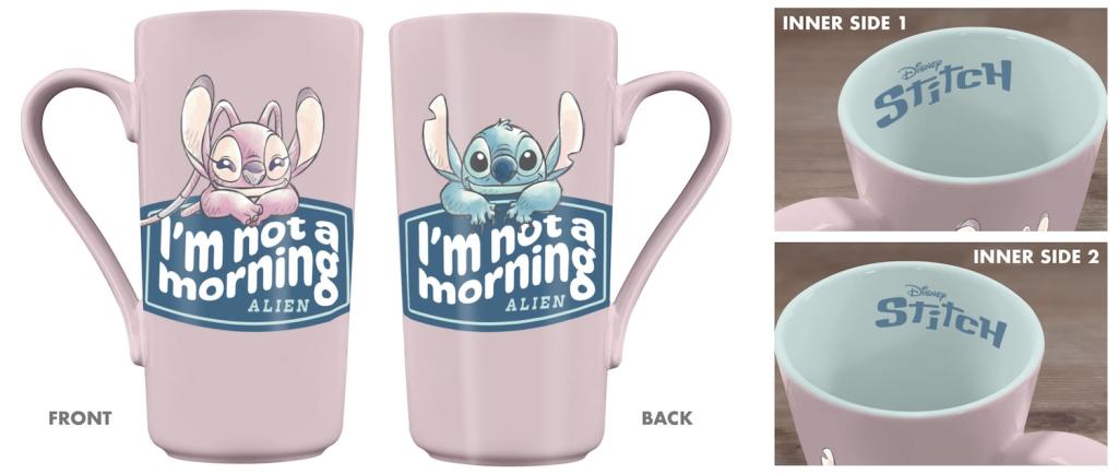 [PREORDER] STITCH & ANGEL - I'm not a Morning Alien - Latte Mug 16,5oz