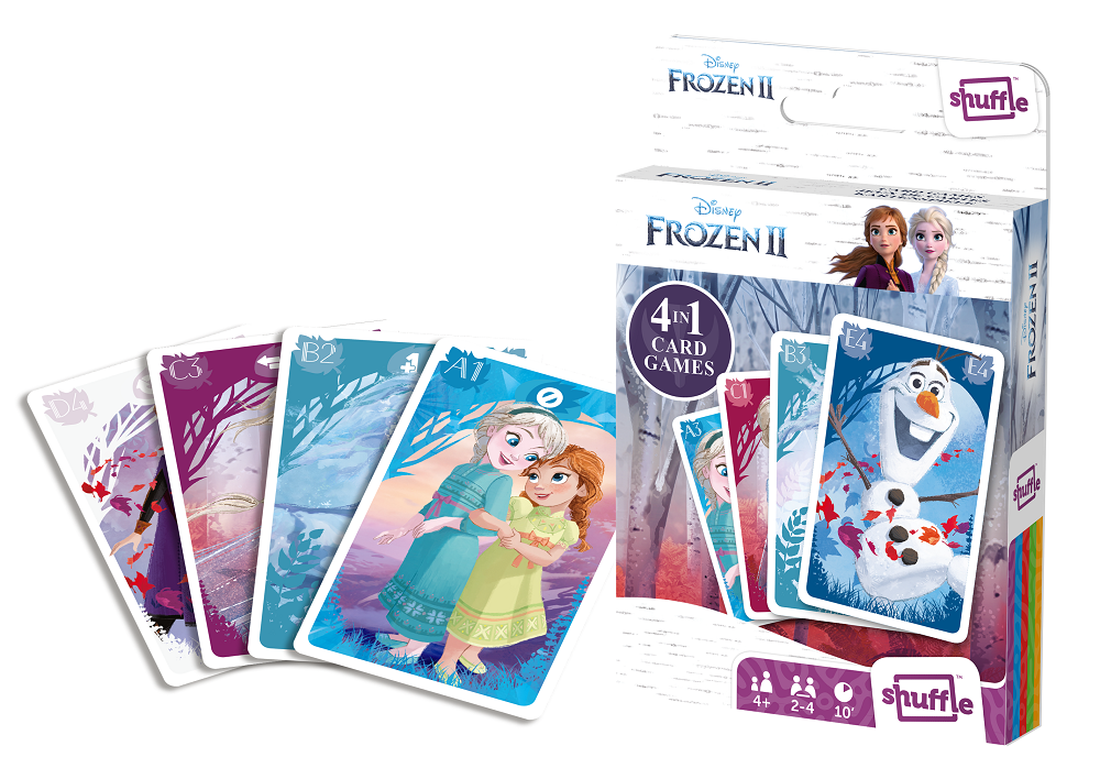 FROZEN 2 - Playing Cards 4 in 1