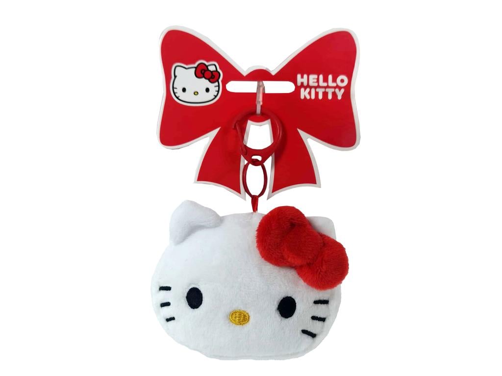 [PREORDER] HELLO KITTY - Head - Purple - Mini Keyring Plush