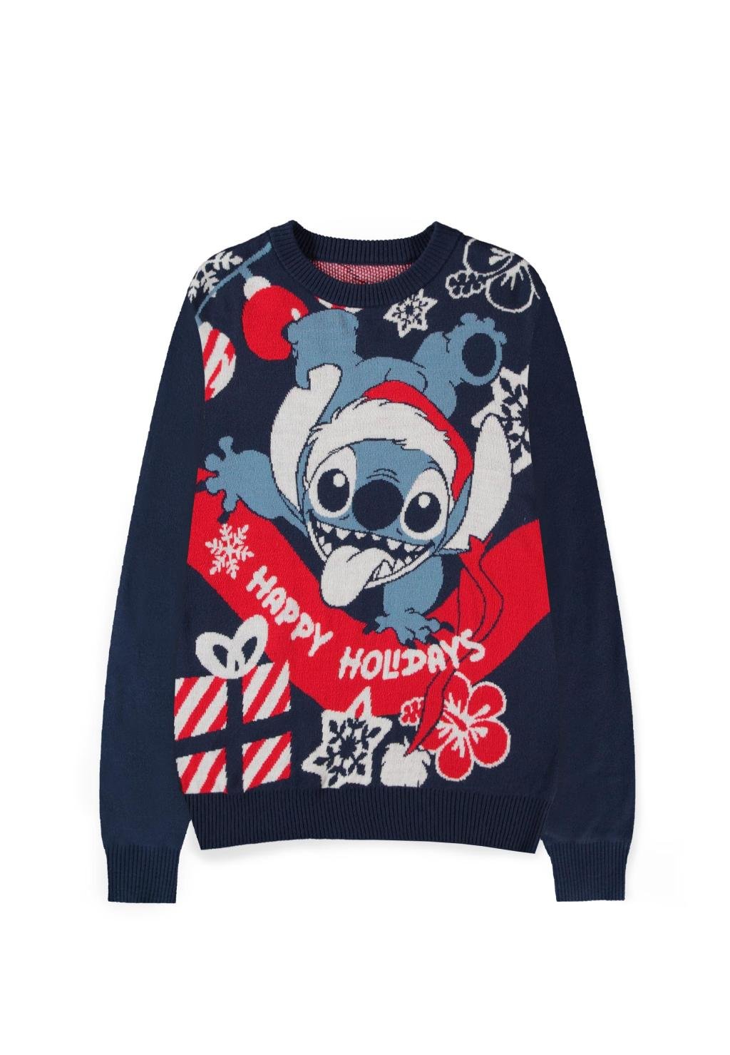 STITCH - Happy Holidays - Christmas Jumper (2XL)
