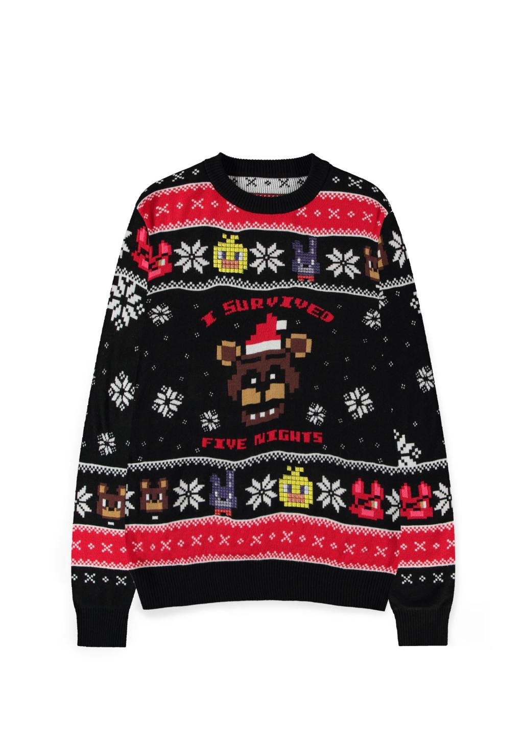 FIVE NIGHTS AT FREEDY'S - Happy Holidays - Christmas Jumper (XS)