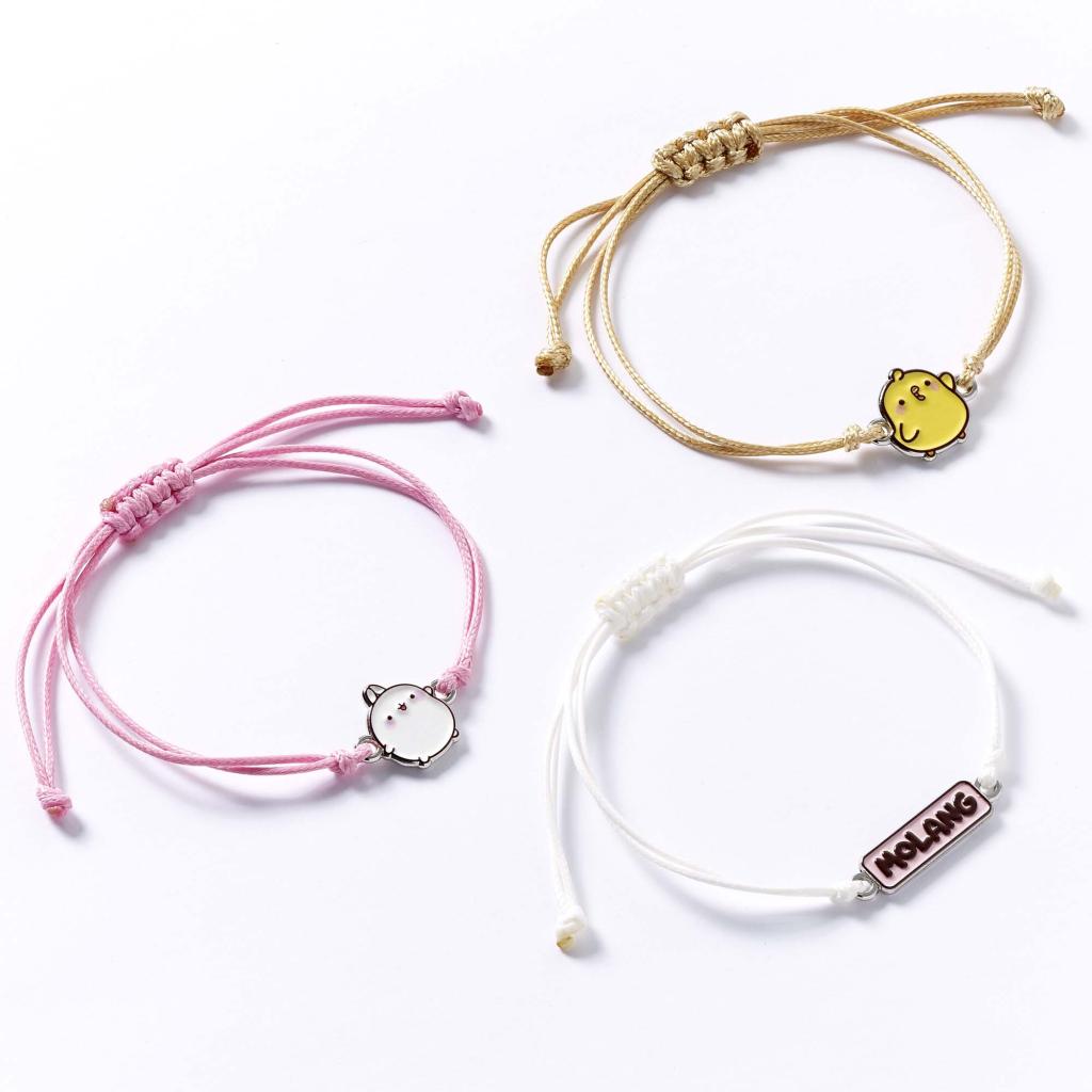 [PREORDER] MOLANG & Piu Piu - Set of 3 Friendship Bracelets