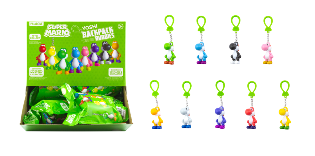 [PREORDER] SUPER MARIO - Yoshi - Backpack Buddies (Display 12 Pcs)