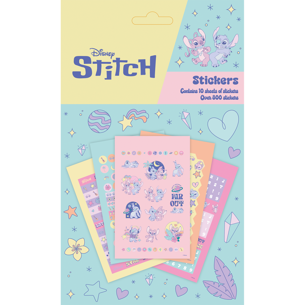 [PREORDER] STITCH & ANGEL - Space Rocks - Stickers Pack 800pc