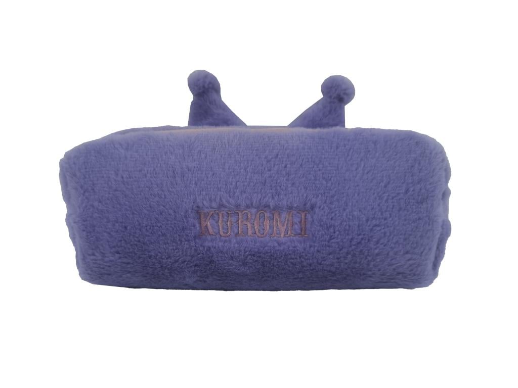 [PREORDER] KUROMI - Purple - Fur Square Pencil Case