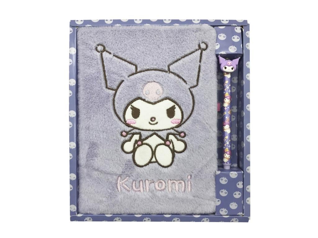 [PREORDER] KUROMI - Purple - Pack A5 Fur Notebook + Pen
