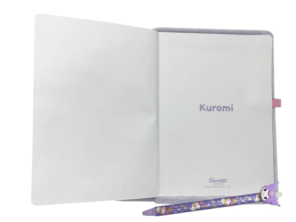 [PREORDER] KUROMI - Purple - Pack A5 Fur Notebook + Pen