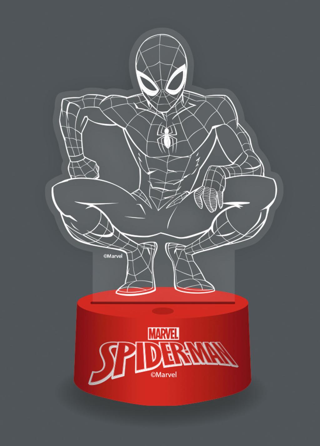 [PREORDER] SPIDER-MAN - 3D Lamp RGB with Remote