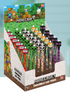 [PREORDER] MINECRAFT - Head Topper Erasable Gel Pen (Display of 30 pcs)