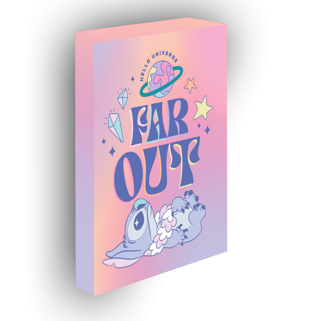 [PREORDER] STITCH - Far Out - Light-Up Canvas 40x30cm