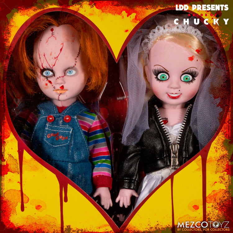 Set Action Figure Chucky & Tiffany Living Dead Dolls 25cm - MEZCO TOYZ - Model Kit