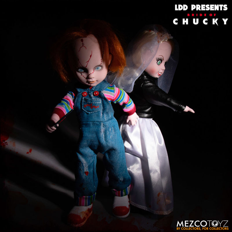 Set Action Figure Chucky & Tiffany Living Dead Dolls 25cm - MEZCO TOYZ - Model Kit